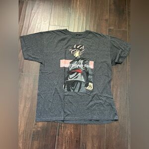 Super Saiyan Goku Black Rose Graphic T-Shirt - Gray